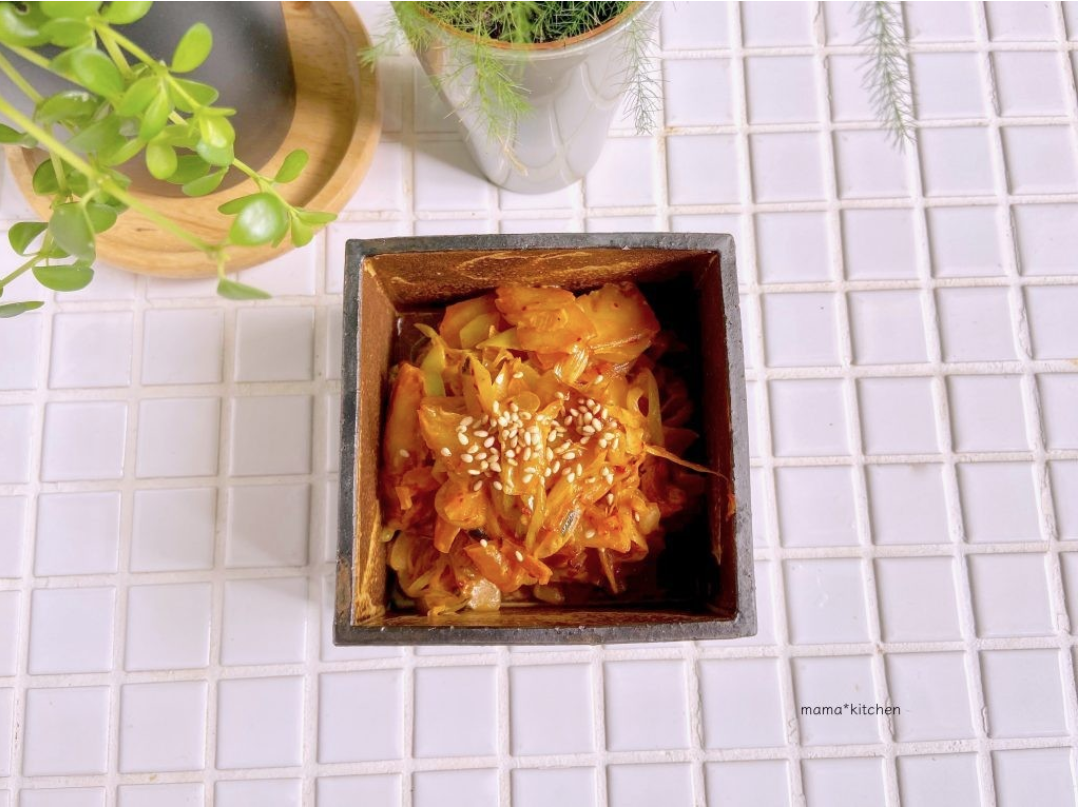 "Negimayo Kimchi" is a pre-made "Negimayo Kimchi" that uses kimchi that is rich in lactic acid bacteria to boost immunity.